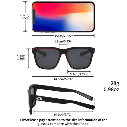 BLUE OTTER Polarized Sports Sunglasses UV400 for Cycling Fishing Running Driving Men Women Outdoor Eyewear with Box BT03