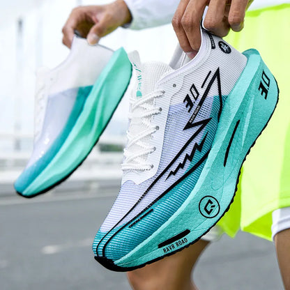 Men's Running Shoes 2025 New High-Quality Jogging Shoes Cushioning Rebound Soft Sole Breathable Mesh Training Tennis Shoes Men