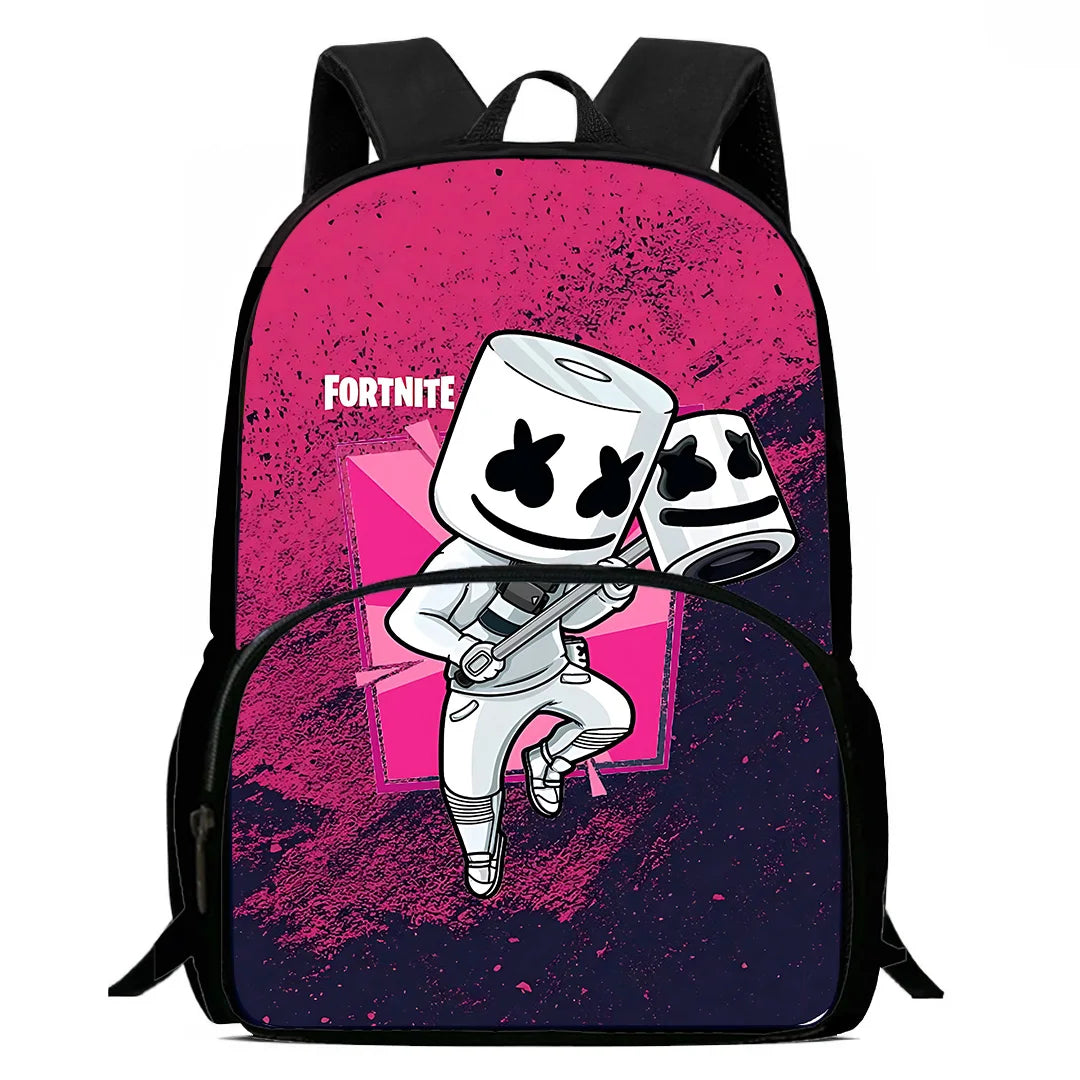 Mochilas infantis do jogo popular FortniteS para meninos e meninas, presente de aniversário para estudantes, sacos escolares de criança, mochila durável de grande capacidade para campismo