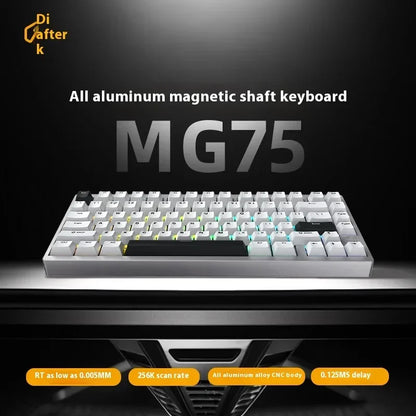 IROK MG75 Pro MG75 Max Aluminum Magnetic Gaming computer Mechanical Keyboard 75% Rapid Trigger 8K RGB Hotswap Gamer Keeyboard