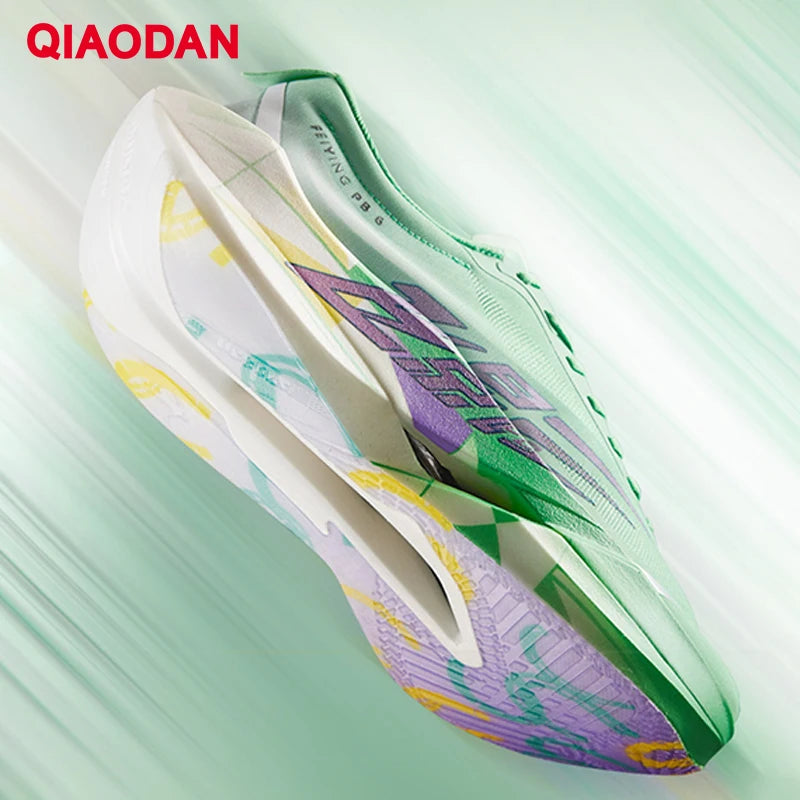 QIAODAN Feiying PB6.0 hardloopschoenen met koolstofplaat voor heren, professionele marathon-wedstrijdschoenen, lichtgewicht sportschoenen QDB023263299