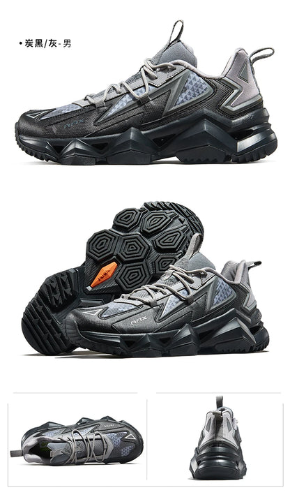 Rax Men's Waterproof Hiking Shoes Breathable Hiking Boots Outdoor Trekking Sports Sneakers Tactical Shoes