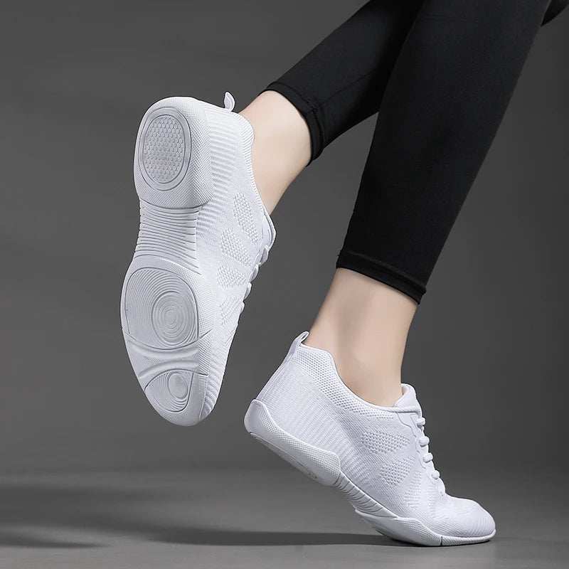 Marwoo Sneakers bianche da cheerleading per ragazze - Scarpe sportive leggere da allenamento, camminata e tennis per bambine e donne - 2316