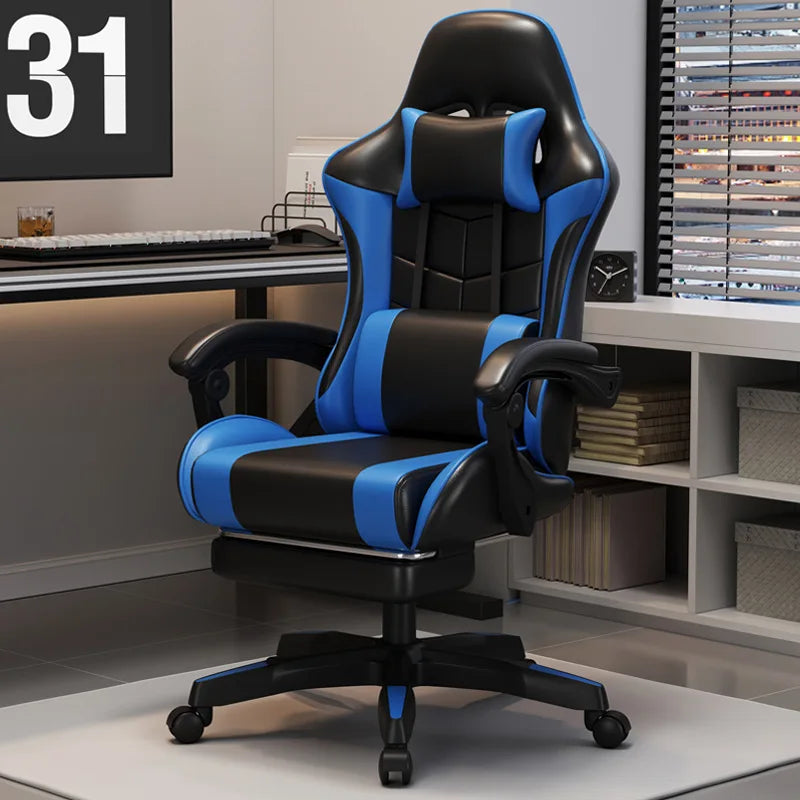 Cadeira Esports para Internet Café Sponge, cadeira de computador para Internet Café, cadeira de escritório reclinável para casa, confortável e giratória
