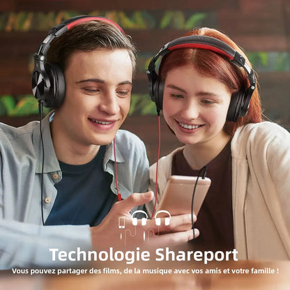 Cuffie OneOdio A71 cablate over-ear HiFi Studio DJ con microfono – Headset gaming professionale per monitoraggio con bassi profondi