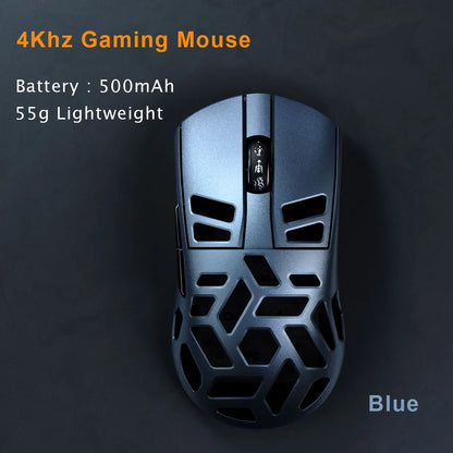 DAREU Al-mg Tri-Mode 8Khz PBT kabellose Gaming-Maus mit Schnellladefunktion PAW3950 30000 DPI, leicht, für PC-Gamer