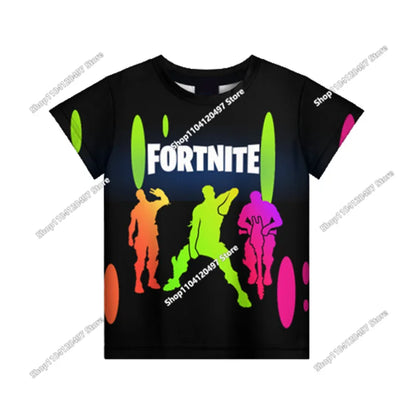 Children's Fortnite Hoodies Cartoon Casual Hooded Coat Autumn Men Soft Pocket Sweatshirts Male Loose Tops Long Sleeve Clothes