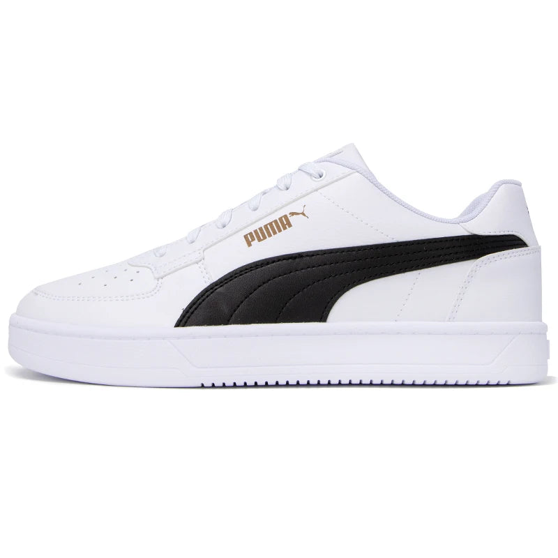 Baskets Puma Caven 2.0 blanches et noires, dorées, 392290-03