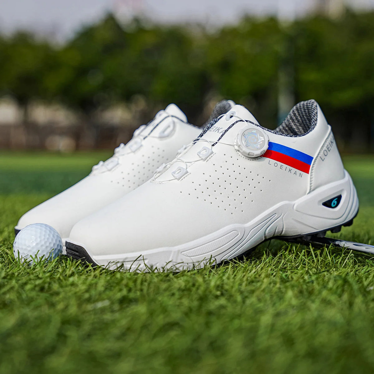 Men's Golf Shoes: High Quality, Non-Slip Sports Sneakers with Swivel Button for Maximum Comfort!