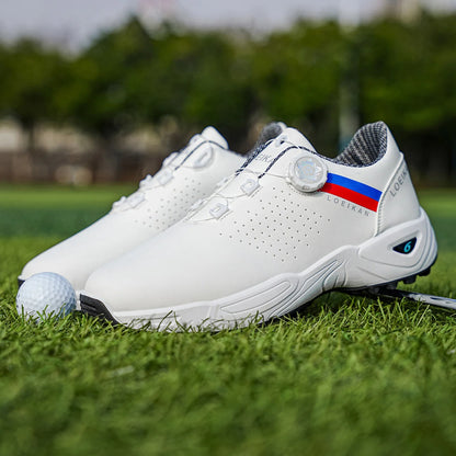 Men's Golf Shoes: High Quality, Non-Slip Sports Sneakers with Swivel Button for Maximum Comfort!