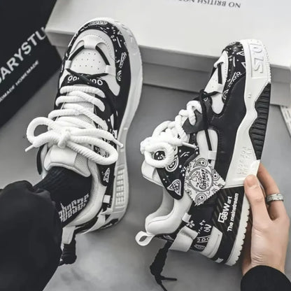 Modni skate čevlji, moški superge, moški dihalni tekaški čevlji, zunanji mrežasti čevlji za prosti čas, moški čevlji z vezalkami, vulkanizirani čevlji, Zapatillas