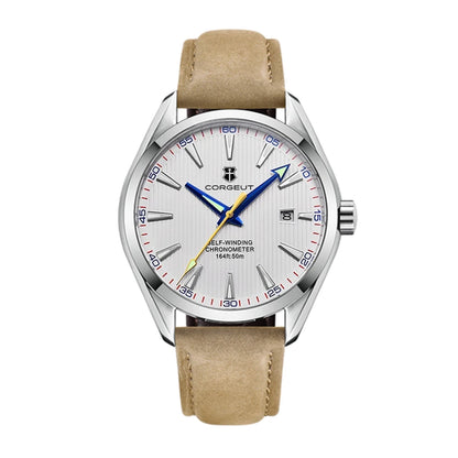 Luxury NH35 Corgeut Watch Men's 41mm Sport Clock Automatic Mechanical Wristwatch Sapphire Steel Band