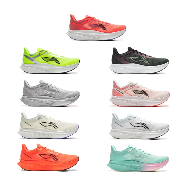 Li-Ning moški tekaški copati FEIDIAN 6 CHALLENGER SUPER BOOM, lahki, odsevni, tekmovalni copati LiNing ARMW003