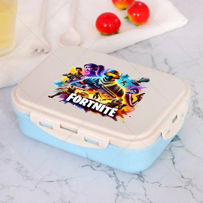 Fortnite Bento Lunch Box Anime Fortnite Food Storage Containers Kids School Picnic Lunchbox Office Dinner Case Gift 2025