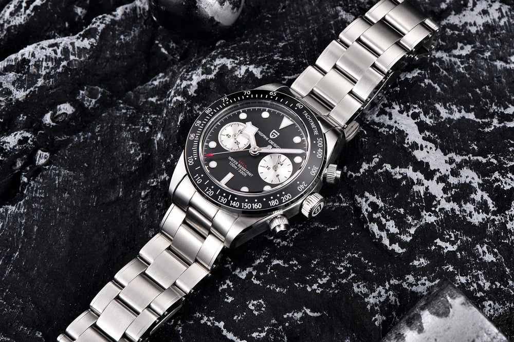 PAGANI DESIGN New Panda Men's Watches Top Luxury Quartz Wristwatches Chronograph Watch Man 2026 Gift AR Sapphire Ceramic Bezel