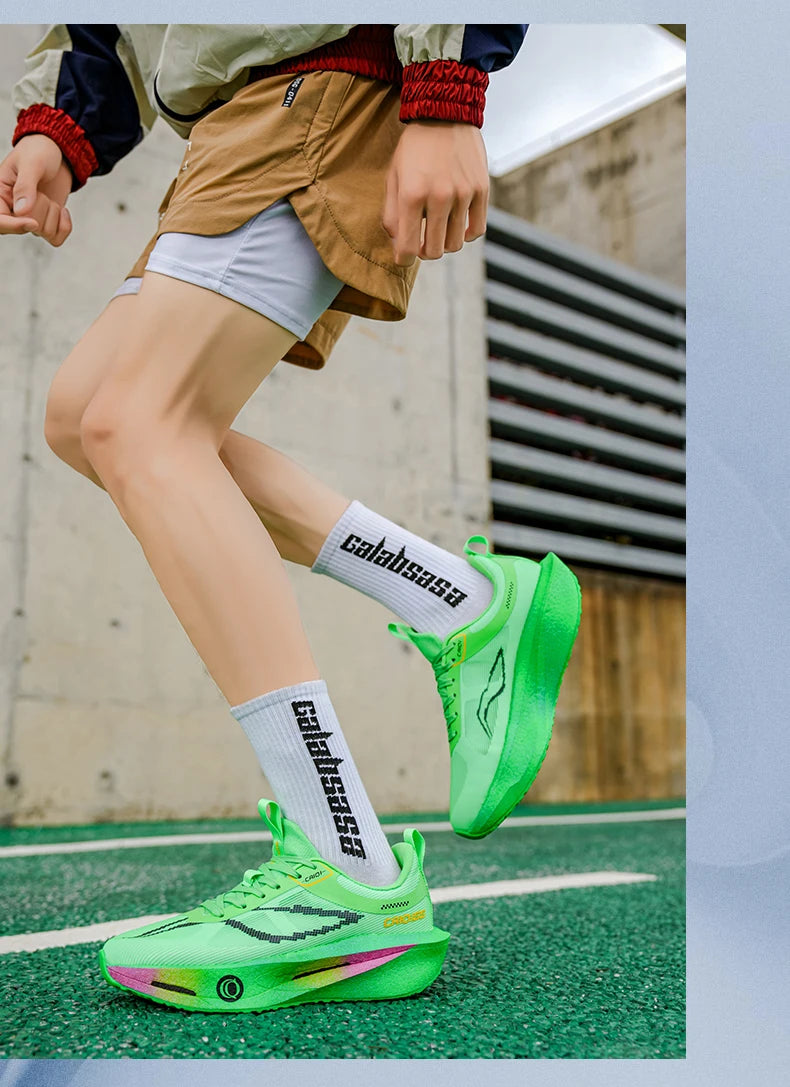 Running Shoes Carbon Board Marathon Men Sports Speciality Breathable Lightweight Women's Comfortable Athletic Outdoor Sneakers