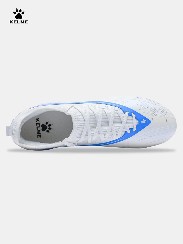 Kelme Soccer Shoes Men's Marauding Mid-Range MG Adult Game Short Spikes Professional Training Human Grass Football Shoes