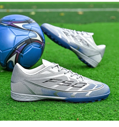 Nouvelles chaussures de football pour hommes, chaussures de sport respirantes, antidérapantes, de haute qualité, pour matchs en plein air, chaussures de football de salle, haute tige, ultralégères