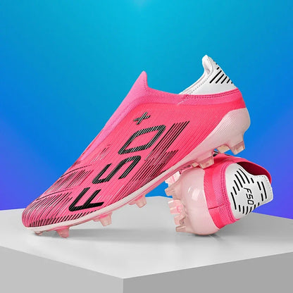 Nouvelles chaussures de football pour hommes, crampons, baskets légères de haute qualité, pour l'entraînement sur gazon, bottes de football très vendues, antidérapantes, mi-hautes, pour l'extérieur.