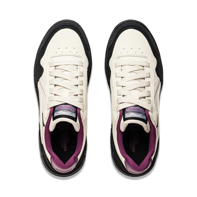 Li-Ning ženski čevlji COMMON 80s Lifestyle DUAL CUSHION športni čevlji za vsakdanjo rabo klasični udobni LiNing prosti časni superge AGCU158