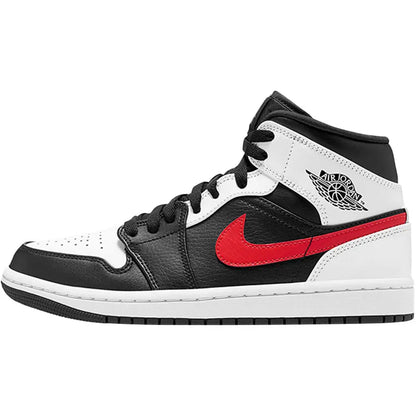 Nike Genuine AIR JORDAN 1 Men's Mid-Top Cushioned Sports Basketball Shoes 554724-075