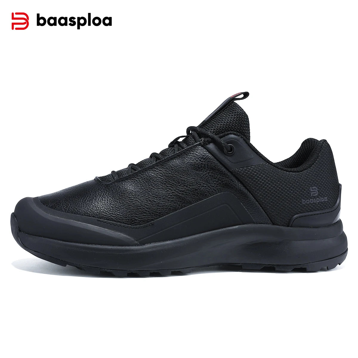 Baasploa Men Hiking Sneakers Outdoor Fashion Lightweight Breathable Shoes Male Casual Anti-Skid Wear-Resistant Climbing Shoes
