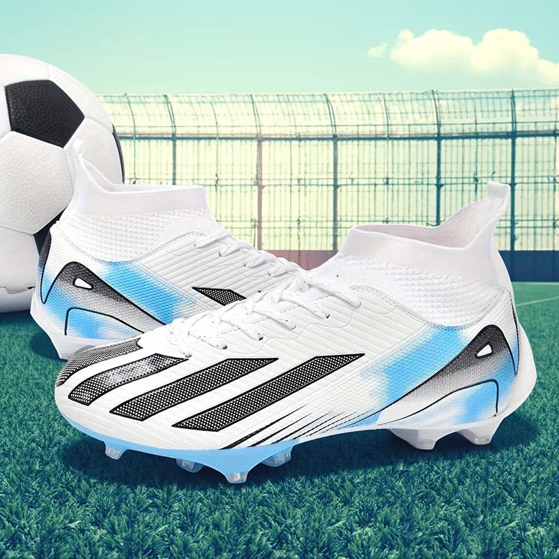 New Men's Football Boots Cleats Boys Ultralight Sport Soccer Shoes Adult Professional Non-Slip Comfortable Training Match Grass