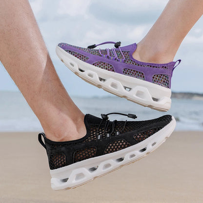 Hombres, mujeres, zapatillas de vadeo de secado rápido, transpirables, AquaIn Upstream, antideslizantes, para deportes al aire libre, resistentes al desgaste, zapatillas de playa, tallas 39-46