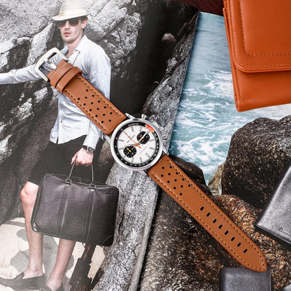 INCASEDA New Watch Timing Code Quartz Watch Multi functional Movement Men's Watch Round Luxury Brand Fashion Sports Quartz Watch
