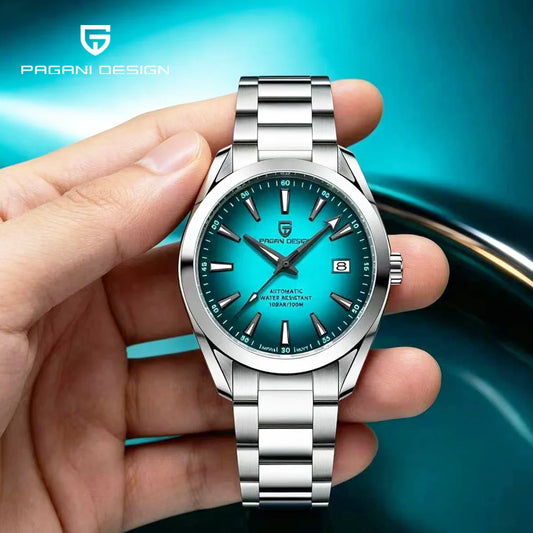 PAGANI DESIGN Luxury Business 40MM Men's Mechanical Watch Top Luxury Sapphire Glass Men's Automatic Watch 100M Waterproof