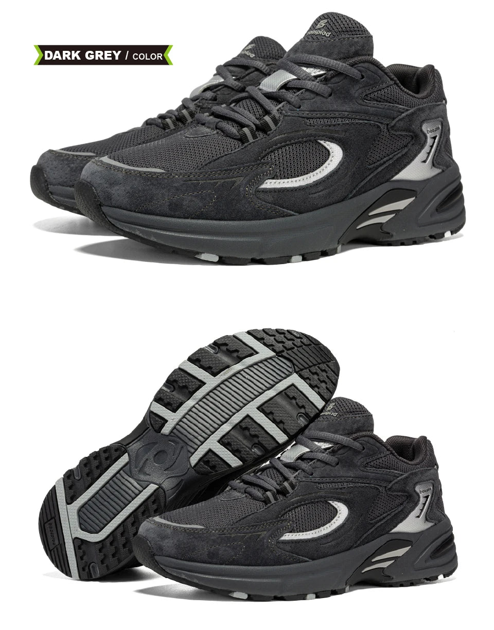 Baasploa New Running Shoes Men Outdoor Fashion Lightweight Mesh Sports Shoes Male Casual Breathable Non-Slip Walking Shoes