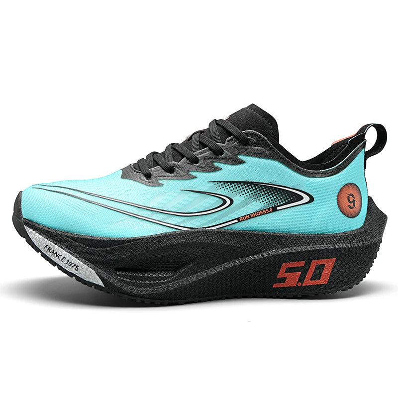 Unisex 2025 Full Carbon Plate Running Shoes Professional Marathon Racing Lightweight Bounce Cushion Breathable Sports Sneakers