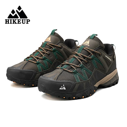 HIKEUP Sneakers traspiranti, ammortizzate e antiscivolo - Scarpe da trekking da uomo - Scarpe da corsa e trekking - Scarpe da montagna per attività all'aperto da uomo