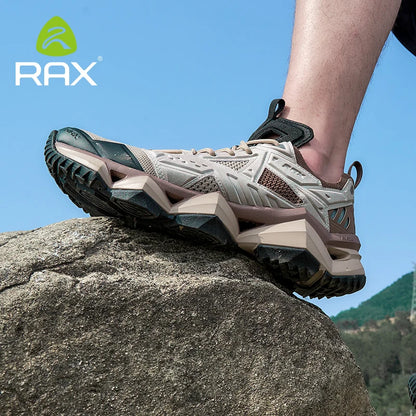 Rax moški pohodniški čevlji, dihalni lovski škornji, športni čevlji za prosti čas, moški lahki gorski čevlji za prosti čas in treking