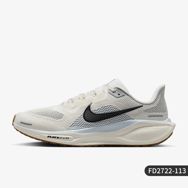 Nike official genuine AIR ZOOM men's mesh thick sole shock-absorbing running shoes FD2722-113