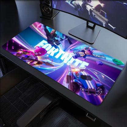 Game F-Fortnite Survival Battle Mouse Pad Large Desk Mat Keyboard Ergonomic Office Rubber PC Non-slip Anti-fray Home Custom