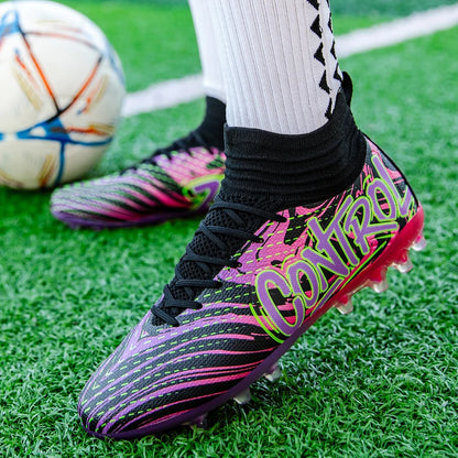 Uomo Donna Scarpe da calcio Scarpe da calcio per esterni Scarpe da calcio antiscivolo per campi da calcio Scarpe da futsal ultraleggere Scarpe da calcio con tacchetti TF/FG