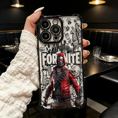 Beliebte FortniteS-Gaming-Handyhülle mit Beschichtung für Samsung S26 S25 S24 S23 S22 S21 S20 FE Note20 Edge Plus Ultra 4G 5G, stoßfest