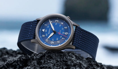 BERNY Titanium Watches for Men Super Luminous Sapphire Field Men's Watch Outdoor Quartz Wristwatch Lightweight 5ATM