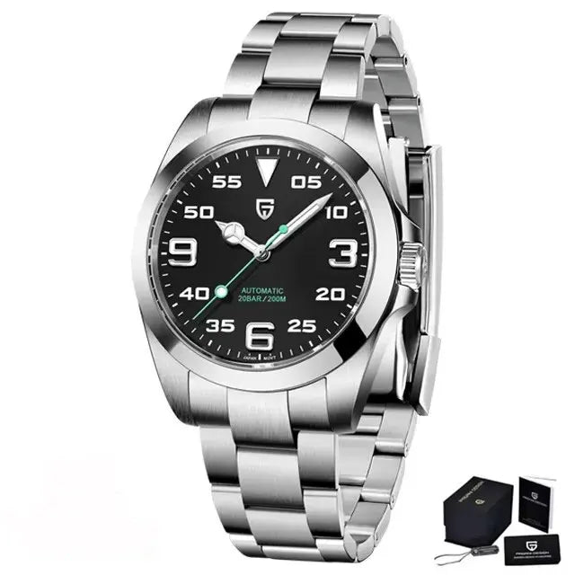 Relógio Masculino PAGANI DESIGN de Marca de Topo, 20bar, Impermeável, Mecânico, Clássico de Luxo, Vidro de Safira, Automático