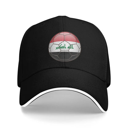 Women Men Iraq Flag Iraqi Outdoor Hat  Sun Cap Casual Baseball Cap Sunscreen Hats