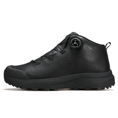 Pantofi din piele HUMTTO pentru bărbați, pentru iarnă, camping și activități în aer liber, pantofi sport pentru bărbați, bocanci de trekking respirabili, adidași antiderapanti pentru drumeții