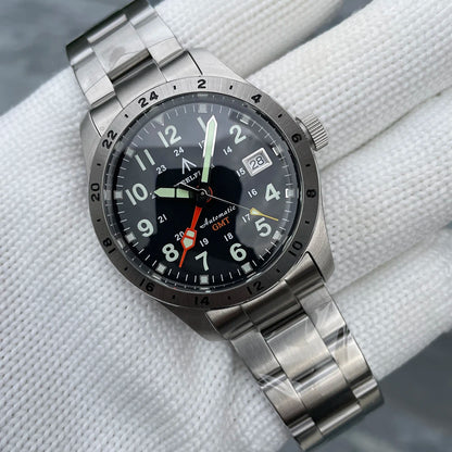 STEELFLIER Official SF792 GMT Mechanische Armbanduhr NH34 Uhrwerk Super BGW9 C3 Leuchtmasse 200M wasserdichte Luxus-Taucheruhr für Herren