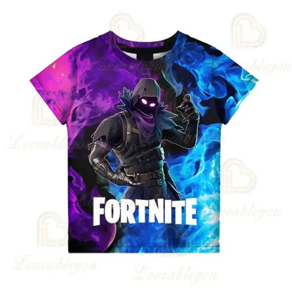 Fortnite Victory Game 3D T-shirt Baby Clothing Harajuku T-shirt Children Cute Kids Battle Royale Hero Tops Boys Girls
