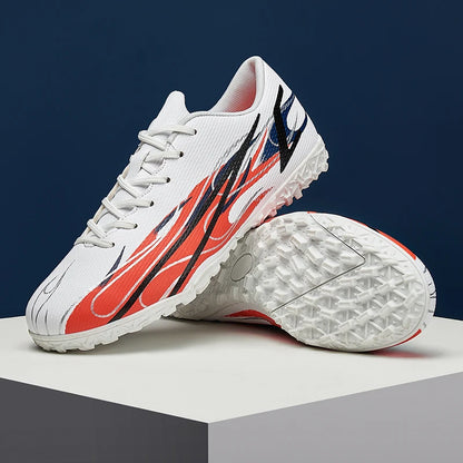 Large Size 46 47 Football Shoes for Men Training Sports Matches Artificial Grass TF Spike Cross-Border Shoe Male Footwear