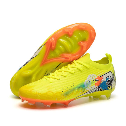 Nuovi scarpini da calcio da uomo, tacchetti FG antiscivolo per allenamento, scarpe da calcio con tacchetti lunghi, da partita, ultraleggeri, per outdoor, dropshipping