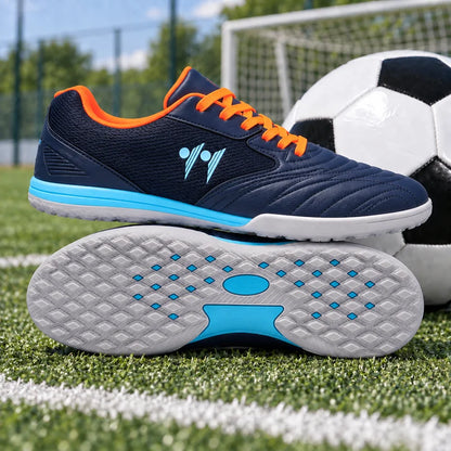 Nouvelles chaussures de football pour hommes, antidérapantes, de haute qualité, pour futsal et terrain en gazon, chaussures de football montantes, baskets, pour matchs en salle et en extérieur, meilleures ventes