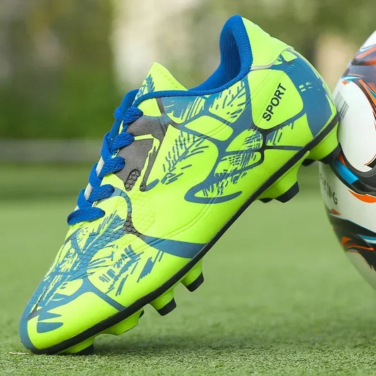 New Men's Kids Professional Soccer Shoes Boys Cleats Non-Slip Grass Football Boots Adult Ultralight Training Shoes Drop Shipping
