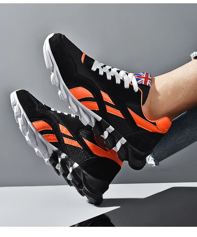 New Men's and Women's Running Shoes Breathable Casual Sneakers Anti-slip Vibration Comfortable Outdoor Sports Walking Shoes 36-48