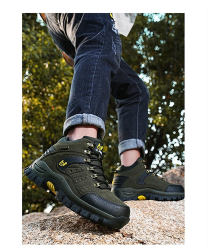 Outdoor-trekkingschoenen herfst/winter heren waterdichte wandelschoenen bergschoenen echt leer bosjacht tactische schoenen